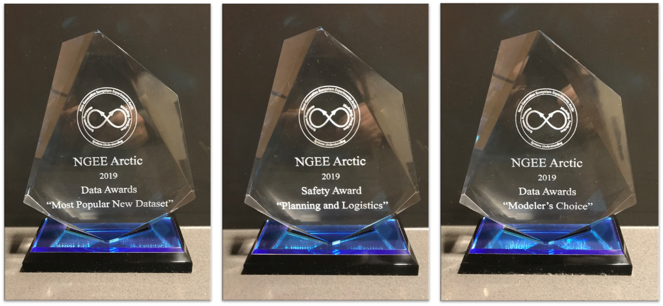 Image of three awards.